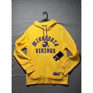 NFL Minnesota Vikings Hoodie Yellow Size Small NEW